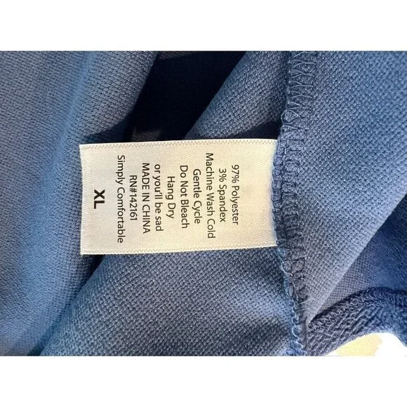 LuLaRoe Amelia Women's Tan , Brown & Blue Dress - Picture 6 of 8